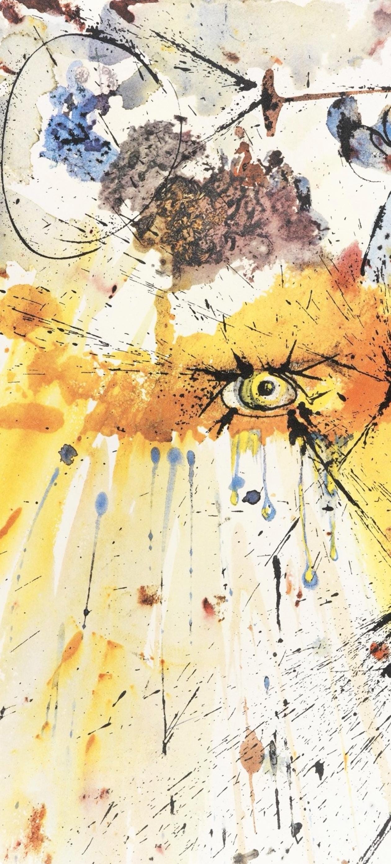 Salvador Dali, Composition (Michler/Lpsinger 1600; Field 69-3), Biblia Sacra, Lithograph