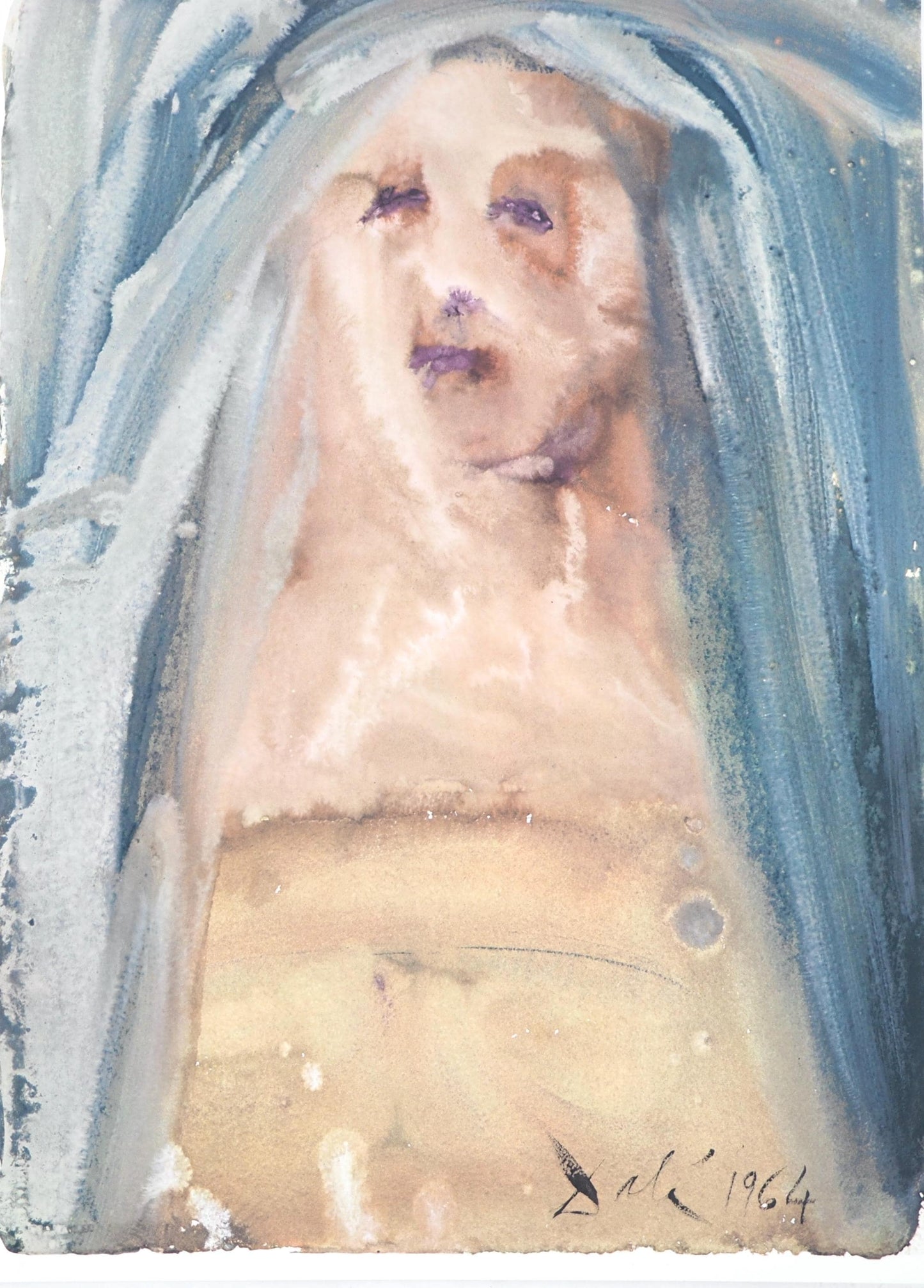 Salvador Dali, Composition (Michler/Lpsinger 1600; Field 69-3), Biblia Sacra, Lithograph