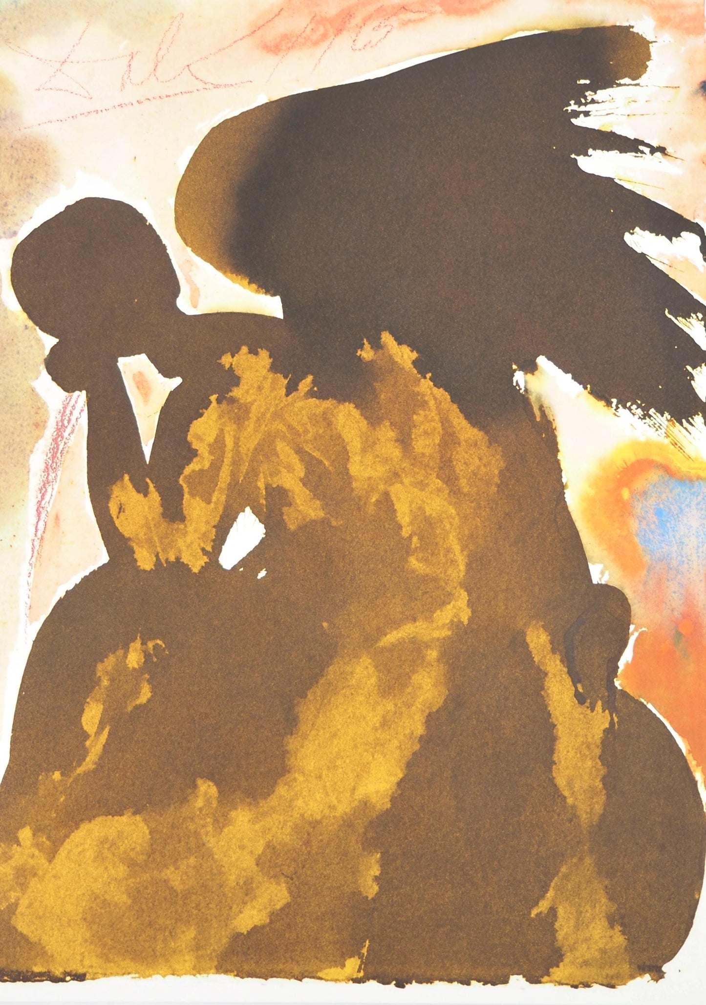 Salvador Dali, Composition (Michler/Lpsinger 1600; Field 69-3), Biblia Sacra, Lithograph