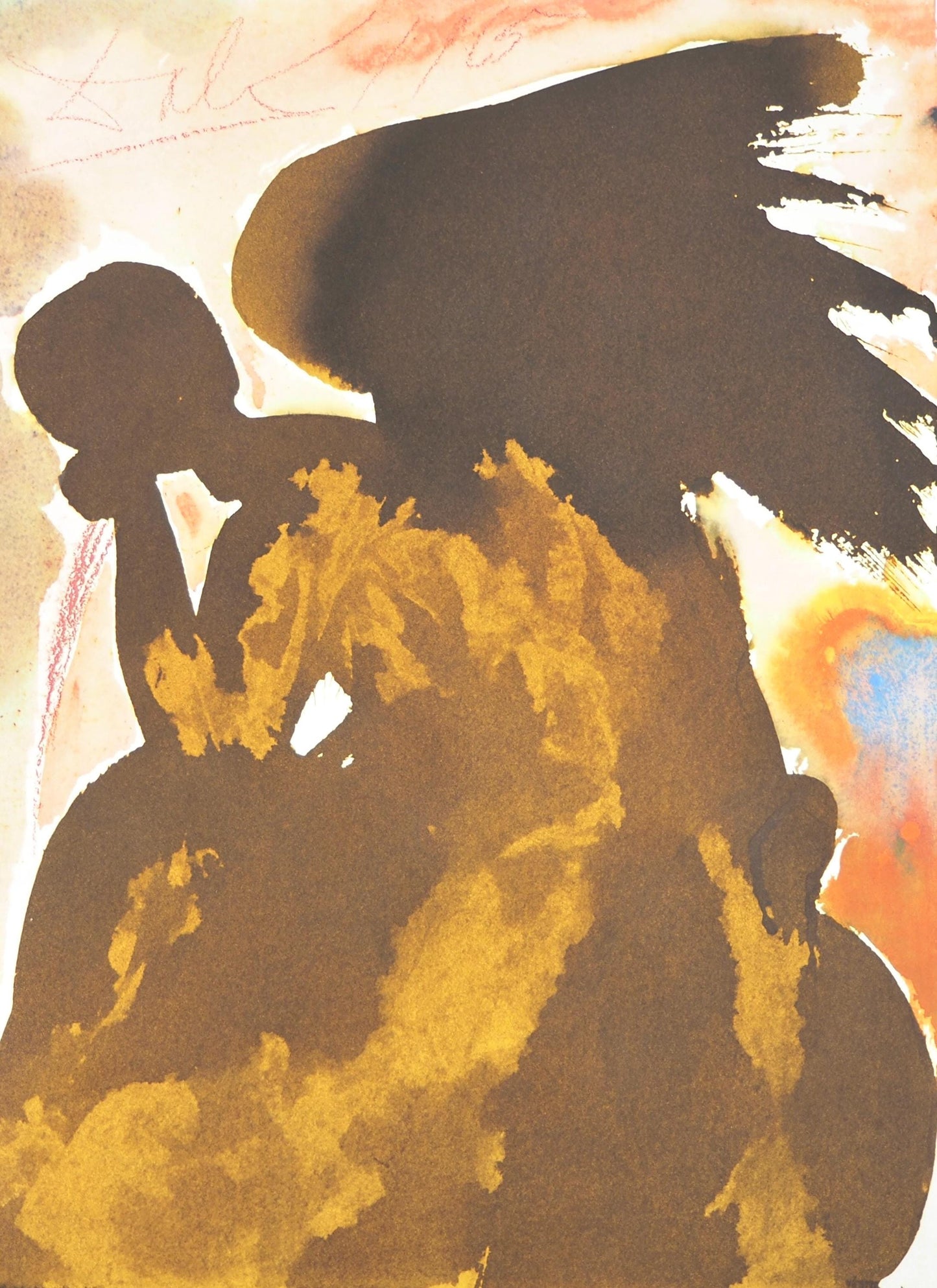 Salvador Dali, Composition (Michler/Lpsinger 1600; Field 69-3), Biblia Sacra, Lithograph