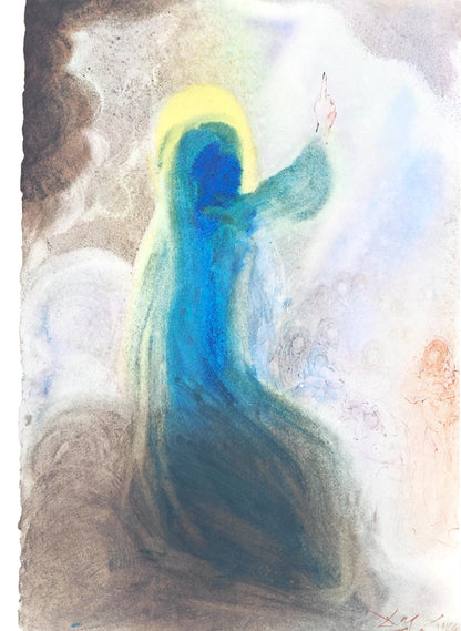 Salvador Dali, Composition (Michler/Lpsinger 1600; Field 69-3), Biblia Sacra, Lithograph