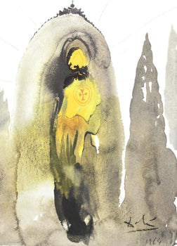 Salvador Dali, Composition (Michler/Lpsinger 1600; Field 69-3), Biblia Sacra, Lithograph