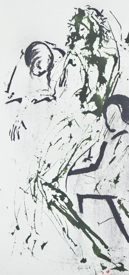 Salvador Dali, Composition (Michler/Lpsinger 1600; Field 69-3), Biblia Sacra, Lithograph