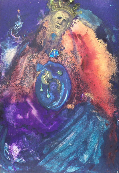 Salvador Dali, Composition (Michler/Lpsinger 1600; Field 69-3), Biblia Sacra, Lithograph