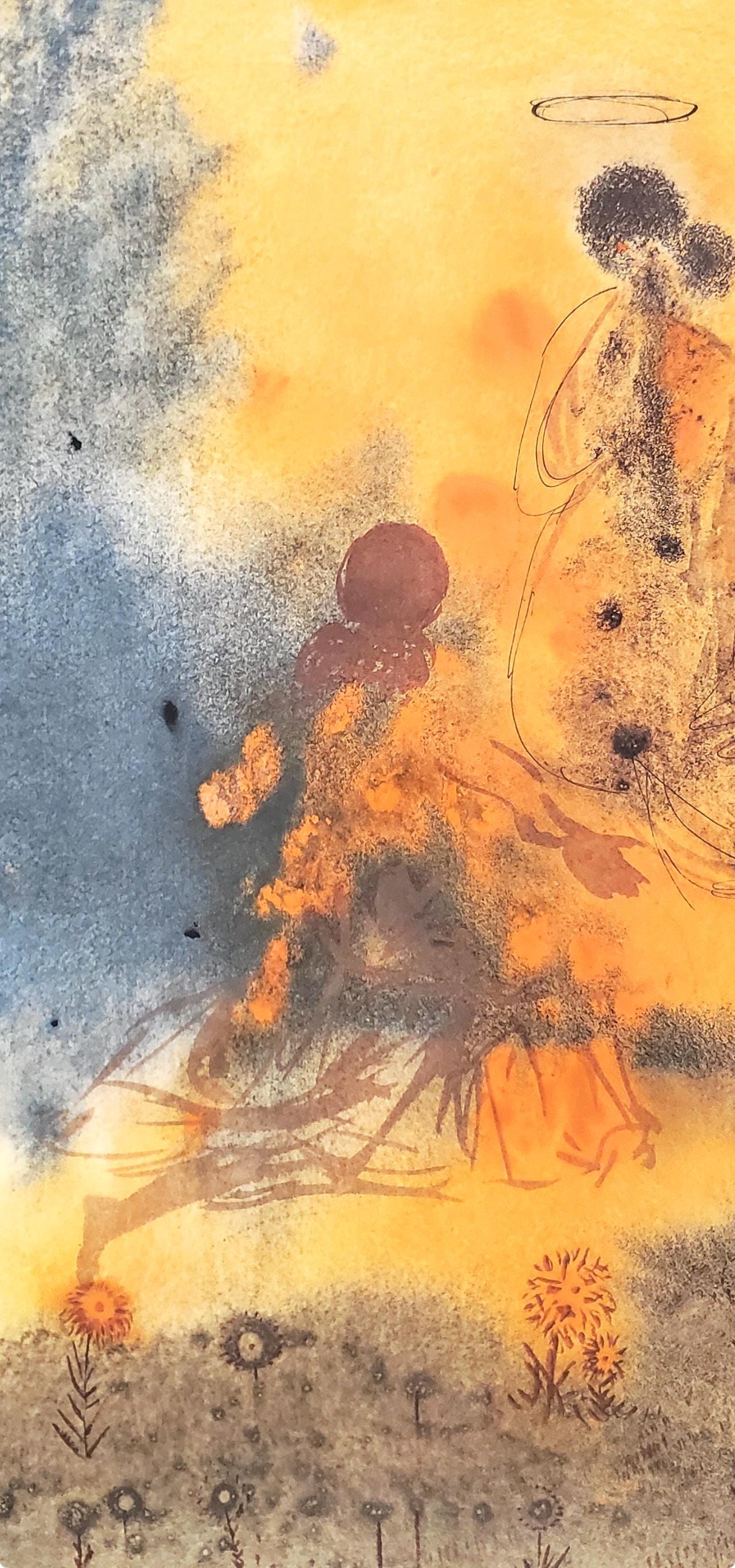 Salvador Dali, Composition (Michler/Lpsinger 1600; Field 69-3), Biblia Sacra, Lithograph