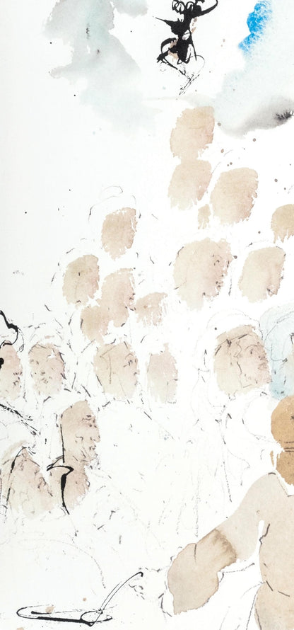 Salvador Dali, Composition (Michler/Lpsinger 1600; Field 69-3), Biblia Sacra, Lithograph