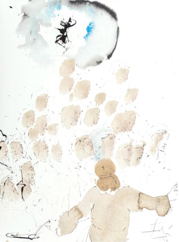 Salvador Dali, Composition (Michler/Lpsinger 1600; Field 69-3), Biblia Sacra, Lithograph