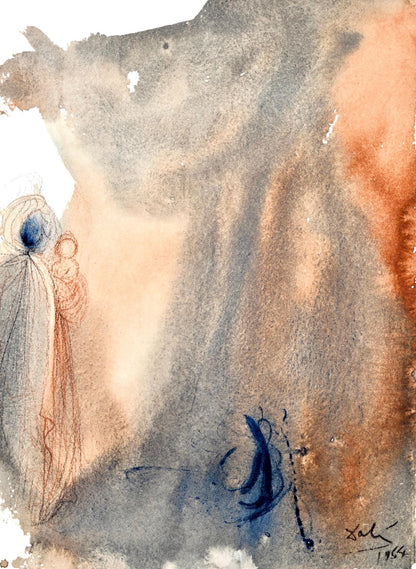 Salvador Dali, Composition (Michler/Lpsinger 1600; Field 69-3), Biblia Sacra, Lithograph