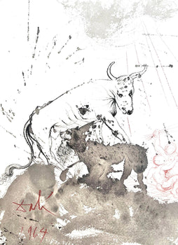 Salvador Dali, Composition (Michler/Lpsinger 1600; Field 69-3), Biblia Sacra, Lithograph