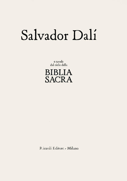 Salvador Dali, Composition (Michler/Lpsinger 1600; Field 69-3), Biblia Sacra, Lithograph