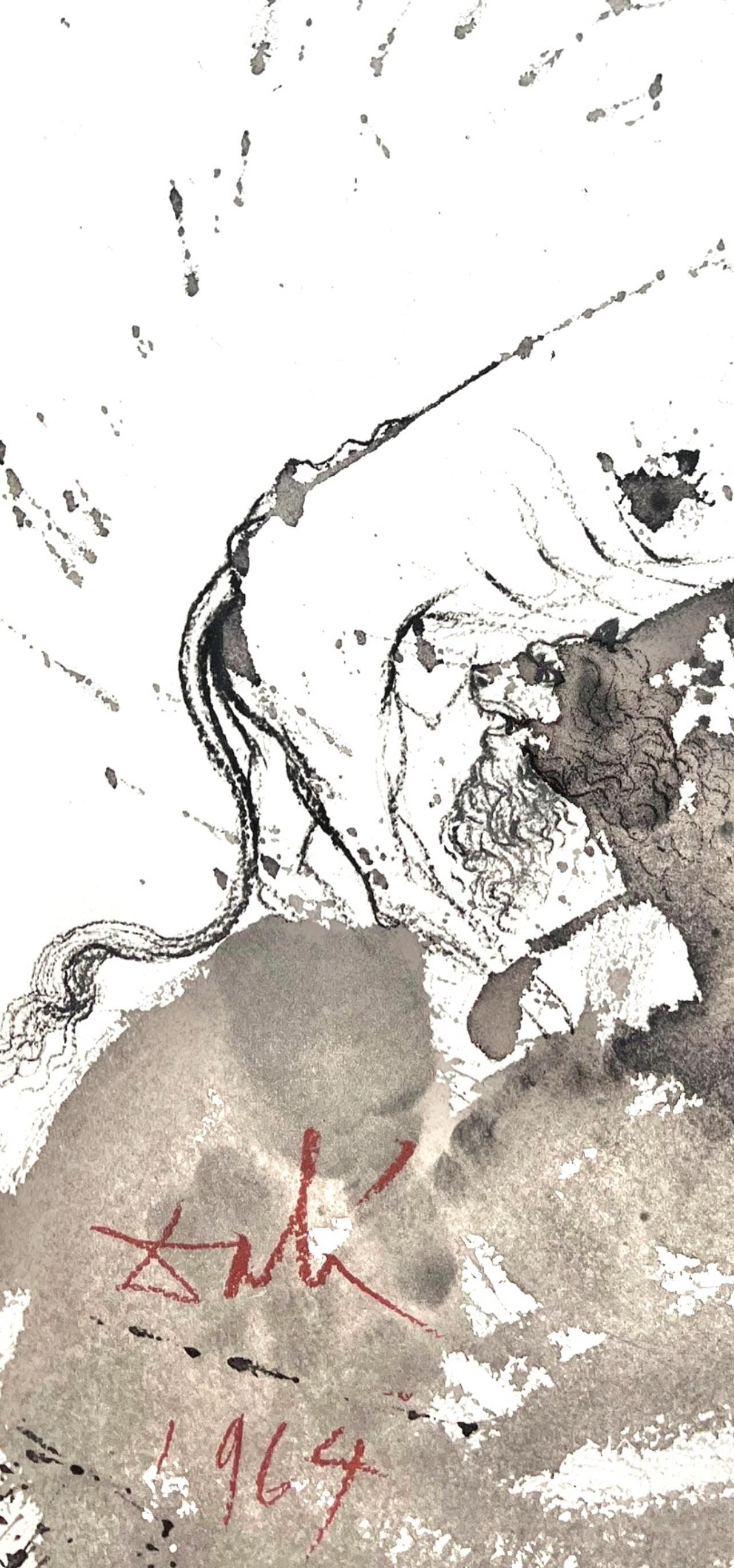 Salvador Dali, Composition (Michler/Lpsinger 1600; Field 69-3), Biblia Sacra, Lithograph