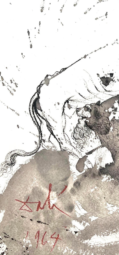 Salvador Dali, Composition (Michler/Lpsinger 1600; Field 69-3), Biblia Sacra, Lithograph