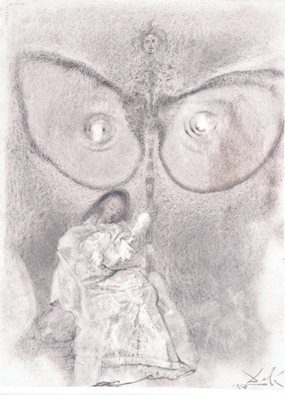 Salvador Dali, Composition (Michler/Lpsinger 1600; Field 69-3), Biblia Sacra, Lithograph