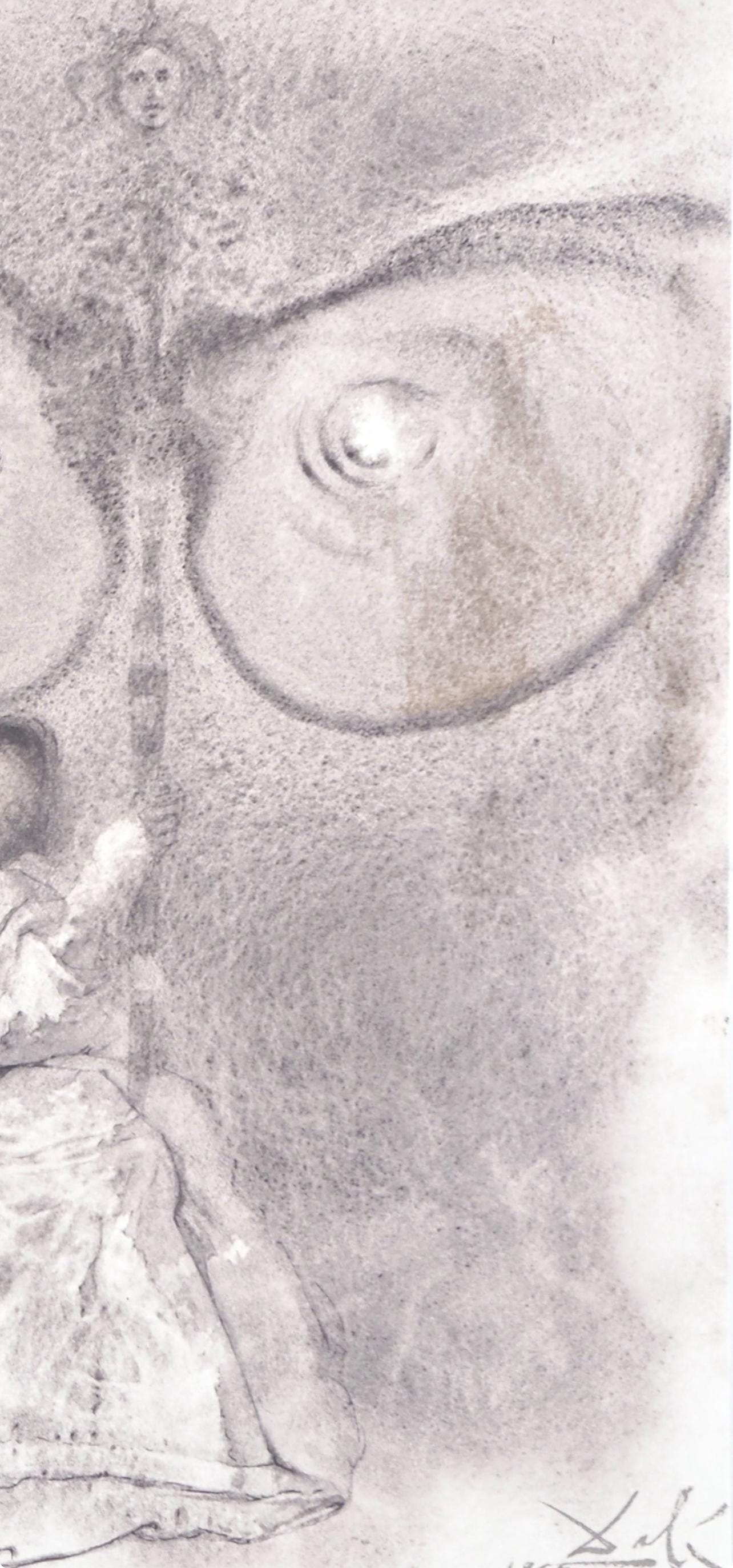 Salvador Dali, Composition (Michler/Lpsinger 1600; Field 69-3), Biblia Sacra, Lithograph