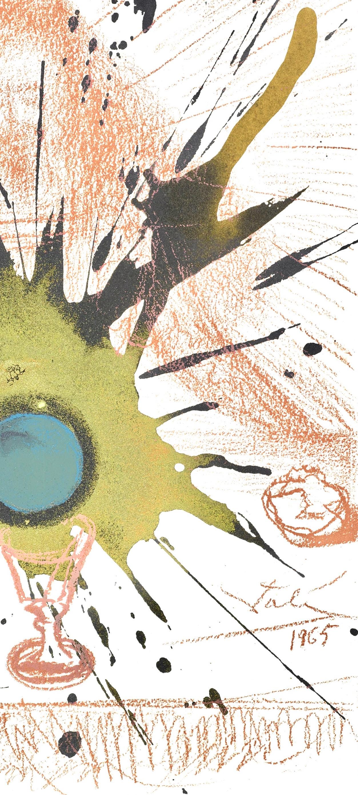 Salvador Dali, Composition (Michler/Lpsinger 1600; Field 69-3), Biblia Sacra, Lithograph