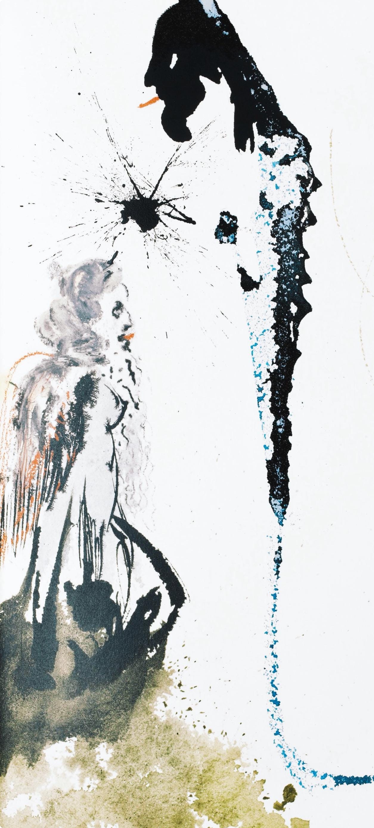 Salvador Dali, Composition (Michler/Lpsinger 1600; Field 69-3), Biblia Sacra, Lithograph