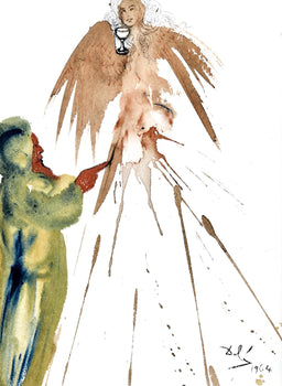 Salvador Dali, Composition (Michler/Lpsinger 1600; Field 69-3), Biblia Sacra, Lithograph