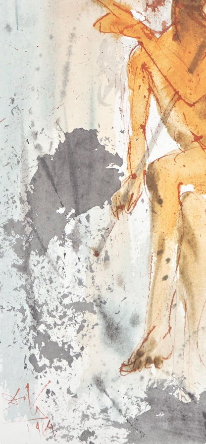 Salvador Dali, Composition (Michler/Lpsinger 1600; Field 69-3), Biblia Sacra, Lithograph