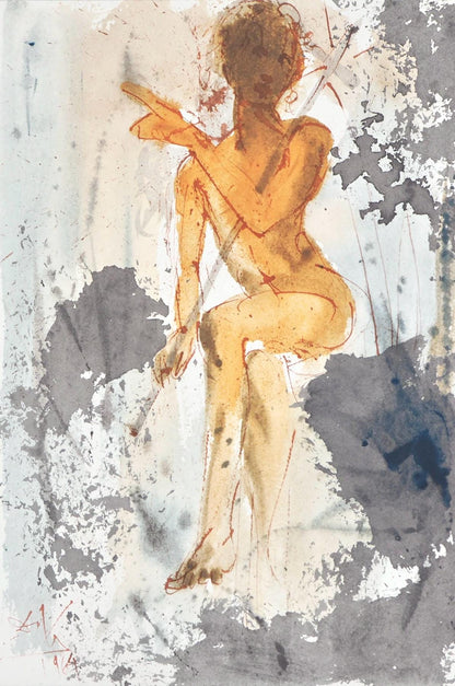 Salvador Dali, Composition (Michler/Lpsinger 1600; Field 69-3), Biblia Sacra, Lithograph