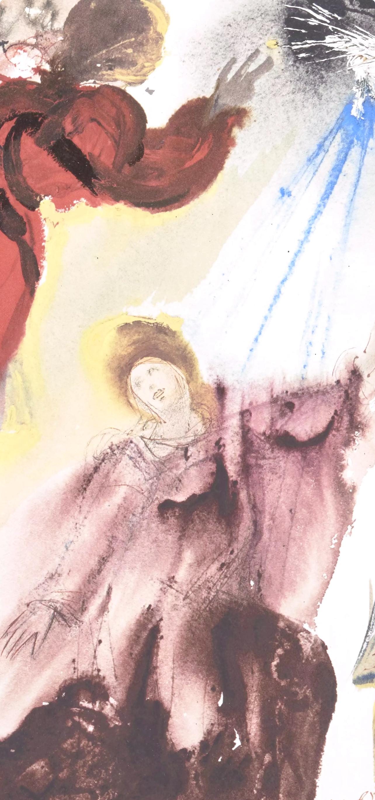 Salvador Dali, Composition (Michler/Lpsinger 1600; Field 69-3), Biblia Sacra, Lithograph