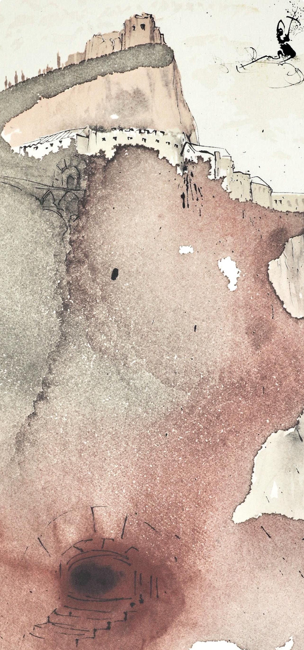 Salvador Dali, Composition (Michler/Lpsinger 1600; Field 69-3), Biblia Sacra, Lithograph