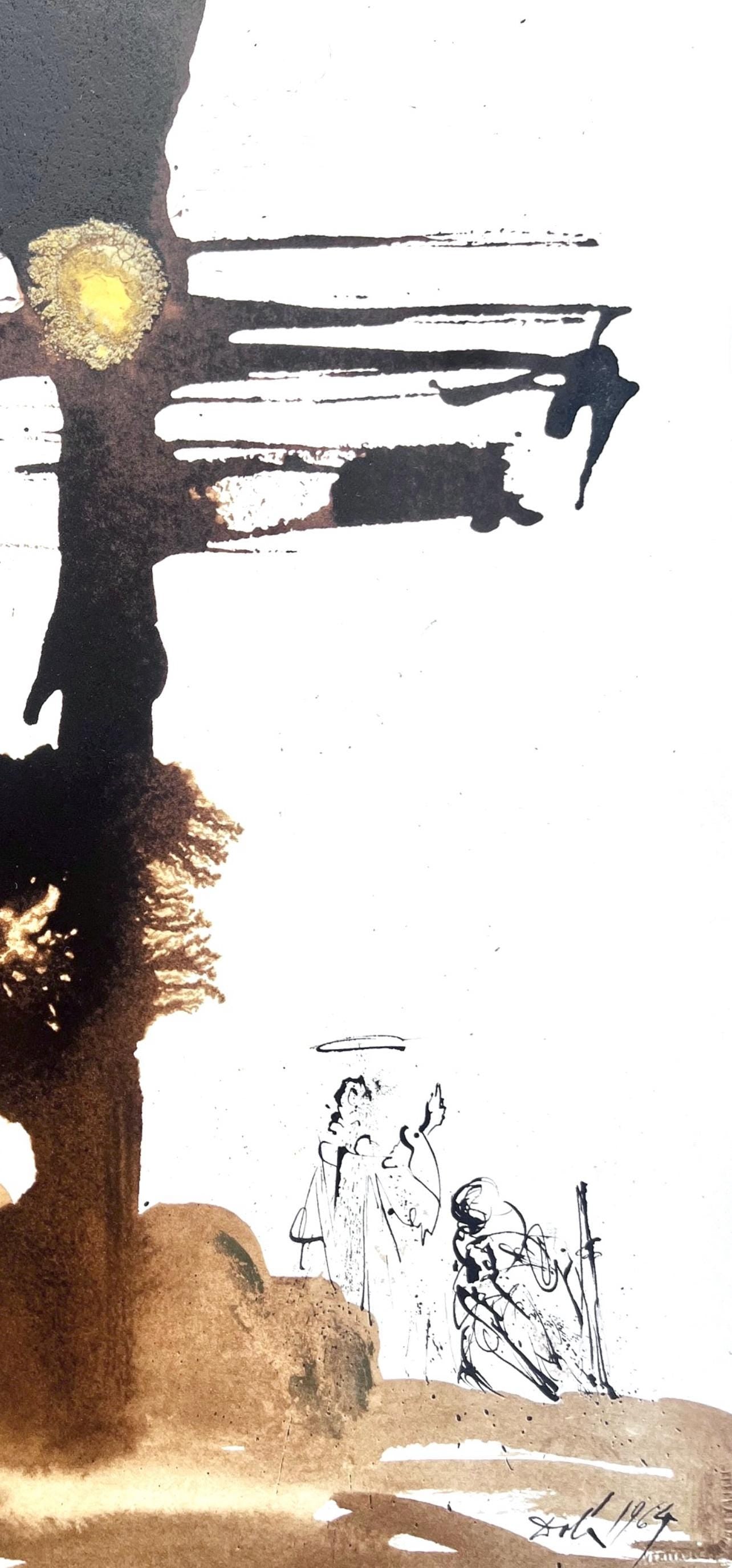 Salvador Dali, Composition (Michler/Lpsinger 1600; Field 69-3), Biblia Sacra, Lithograph