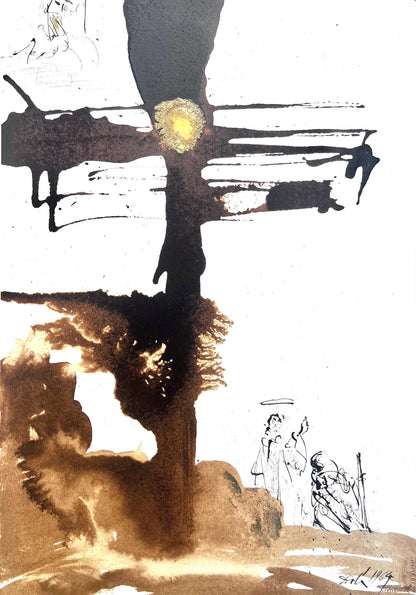 Salvador Dali, Composition (Michler/Lpsinger 1600; Field 69-3), Biblia Sacra, Lithograph
