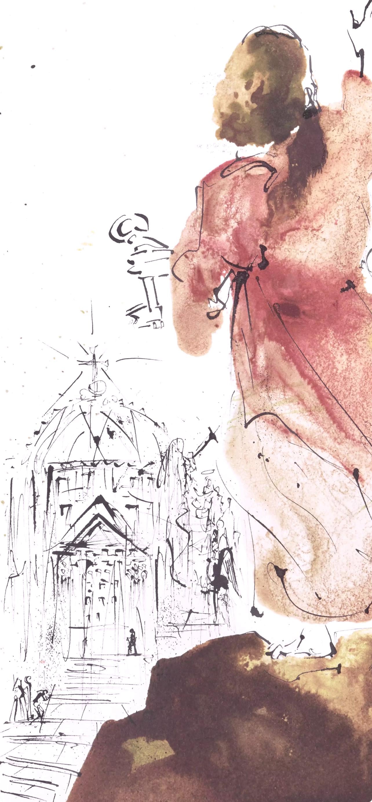 Salvador Dali, Composition (Michler/Lpsinger 1600; Field 69-3), Biblia Sacra, Lithograph