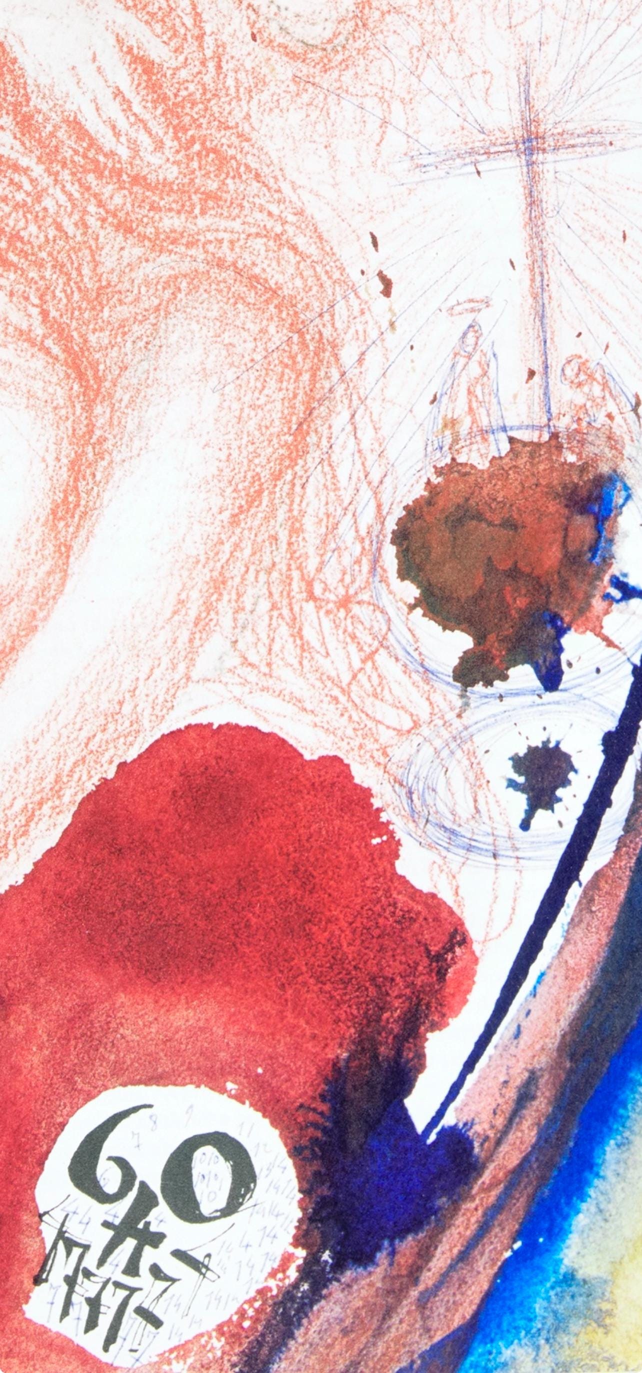 Salvador Dali, Composition (Michler/Lpsinger 1600; Field 69-3), Biblia Sacra, Lithograph