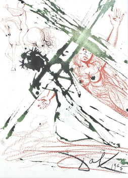 Salvador Dali, Composition (Michler/Lpsinger 1600; Field 69-3), Biblia Sacra, Lithograph