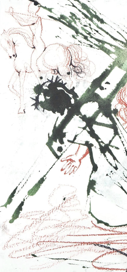Salvador Dali, Composition (Michler/Lpsinger 1600; Field 69-3), Biblia Sacra, Lithograph