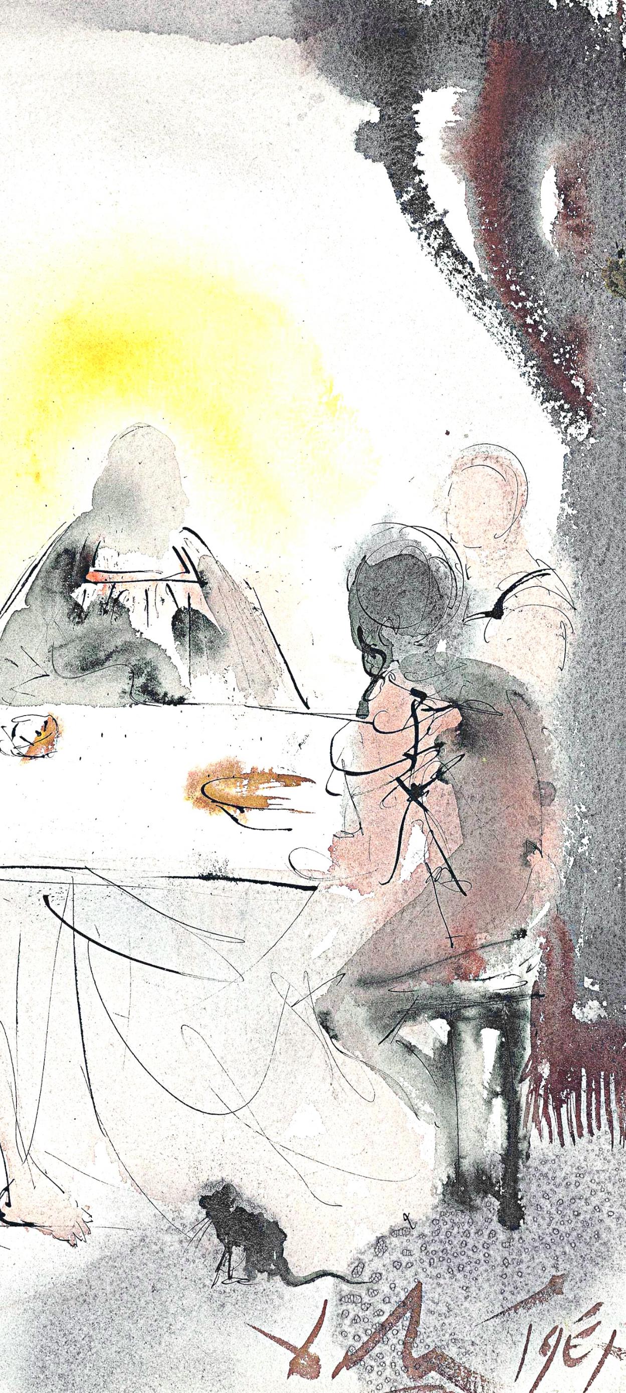 Salvador Dali, Composition (Michler/Lpsinger 1600; Field 69-3), Biblia Sacra, Lithograph