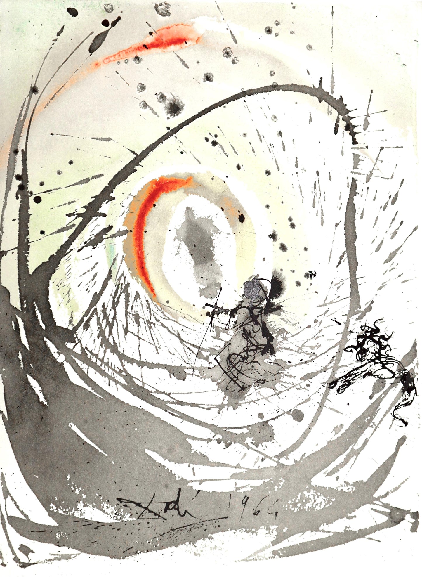 Salvador Dali, Composition (Michler/Lpsinger 1600; Field 69-3), Biblia Sacra, Lithograph