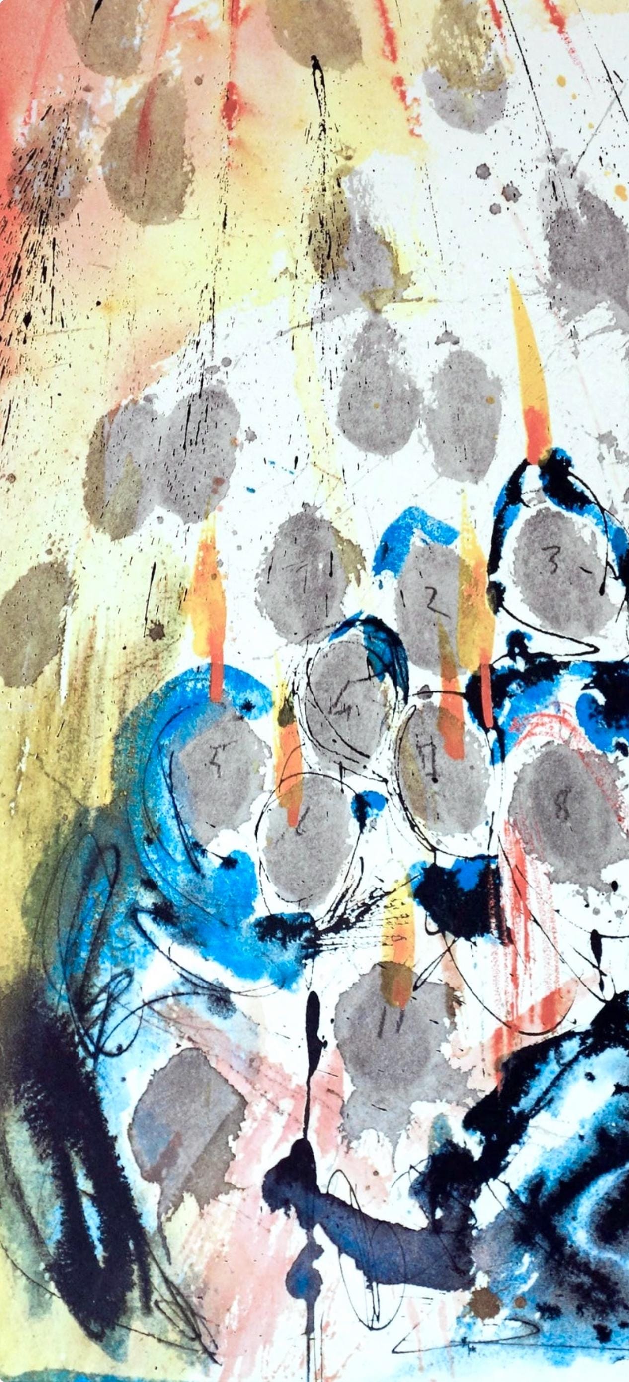 Salvador Dali, Composition (Michler/Lpsinger 1600; Field 69-3), Biblia Sacra, Lithograph