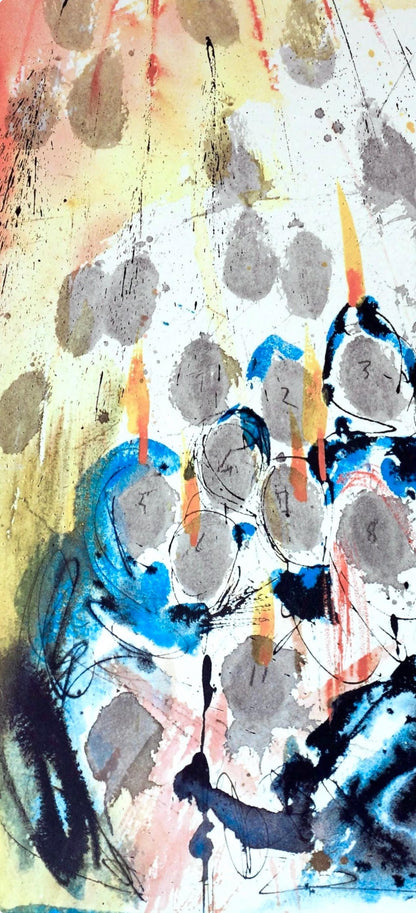 Salvador Dali, Composition (Michler/Lpsinger 1600; Field 69-3), Biblia Sacra, Lithograph