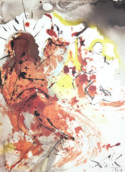 Salvador Dali, Composition (Michler/Lpsinger 1600; Field 69-3), Biblia Sacra, Lithograph