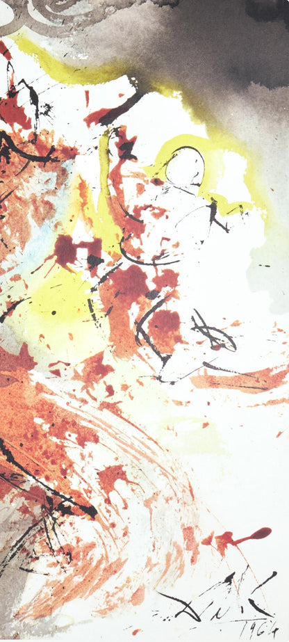 Salvador Dali, Composition (Michler/Lpsinger 1600; Field 69-3), Biblia Sacra, Lithograph