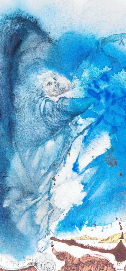 Salvador Dali, Composition (Michler/Lpsinger 1600; Field 69-3), Biblia Sacra, Lithograph