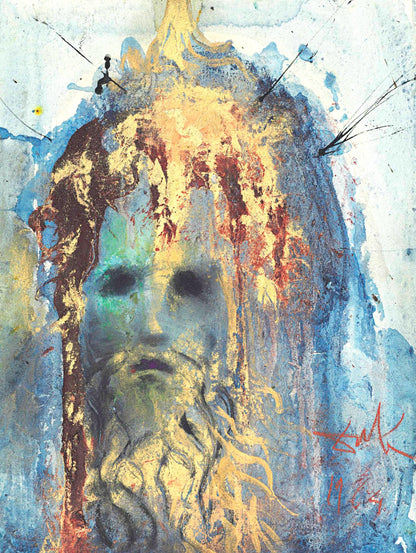 Salvador Dali, Composition (Michler/Lpsinger 1600; Field 69-3), Biblia Sacra, Lithograph