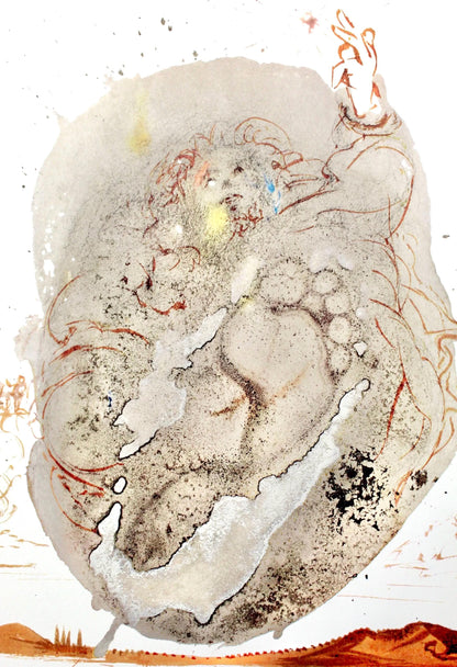 Salvador Dali, Composition (Michler/Lpsinger 1600; Field 69-3), Vi Tavole Dal Ciclo Della, Biblia