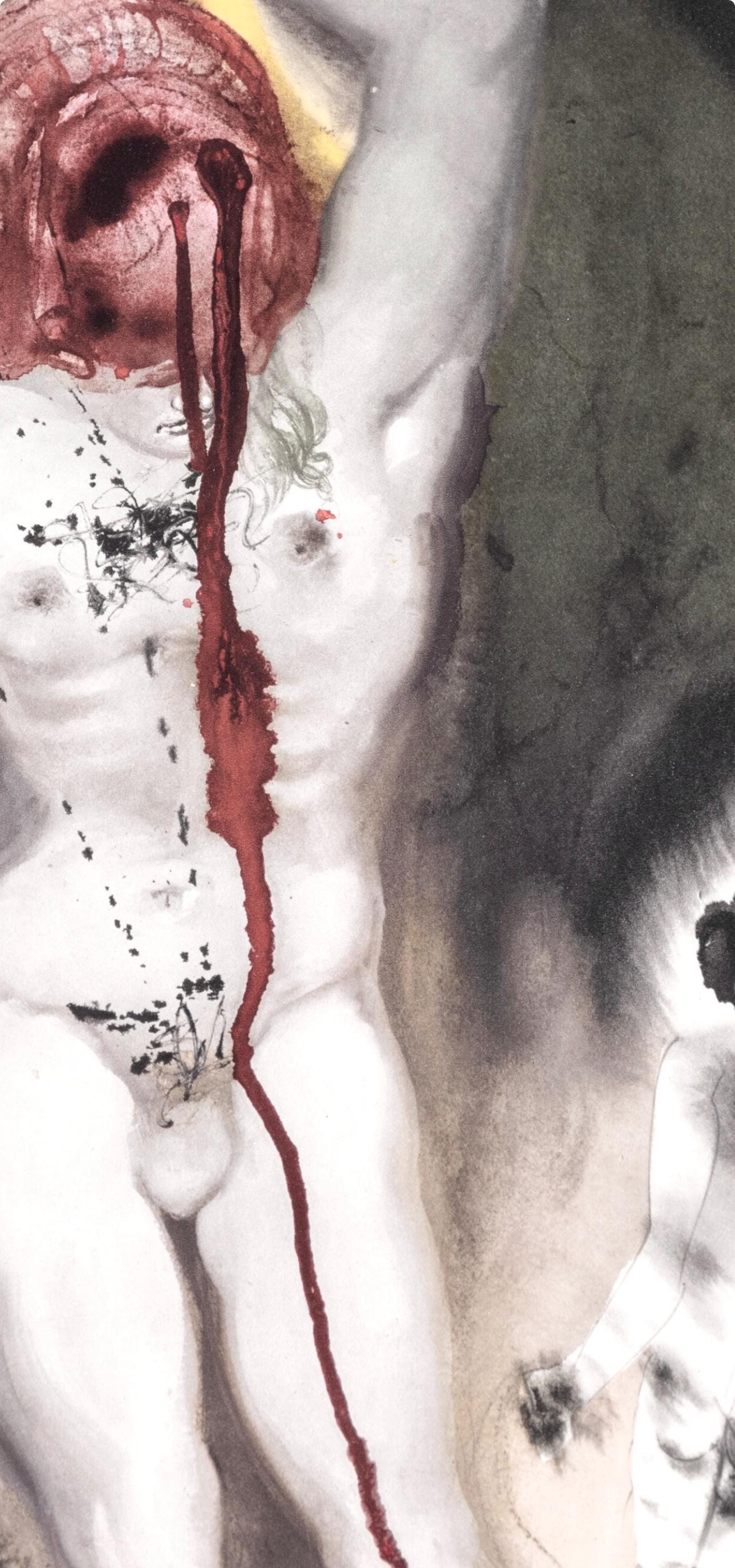 Salvador Dali, Composition (Michler/Lpsinger 1600; Field 69-3), Biblia Sacra, Lithograph