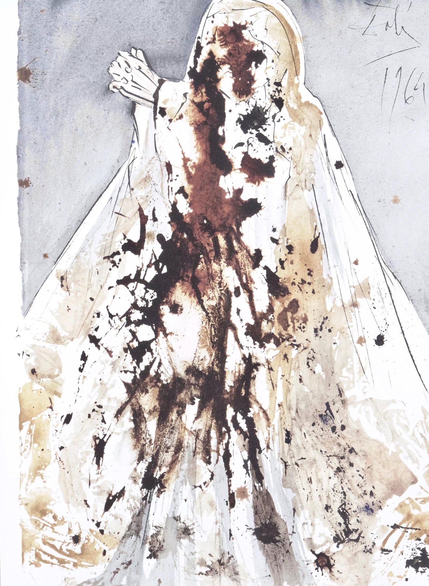 Salvador Dali, Composition (Michler/Lpsinger 1600; Field 69-3), Biblia Sacra, Lithograph