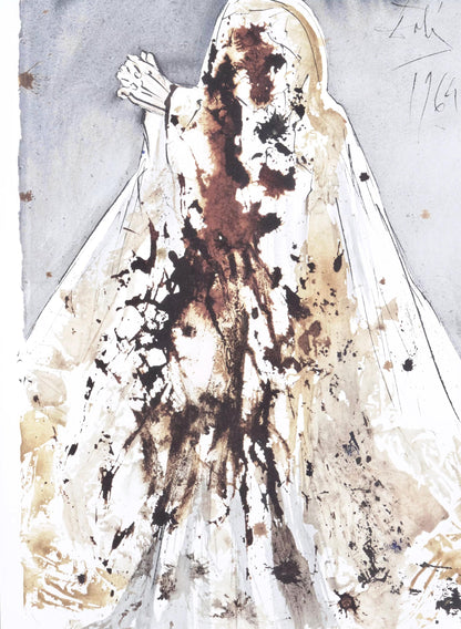 Salvador Dali, Composition (Michler/Lpsinger 1600; Field 69-3), Biblia Sacra, Lithograph