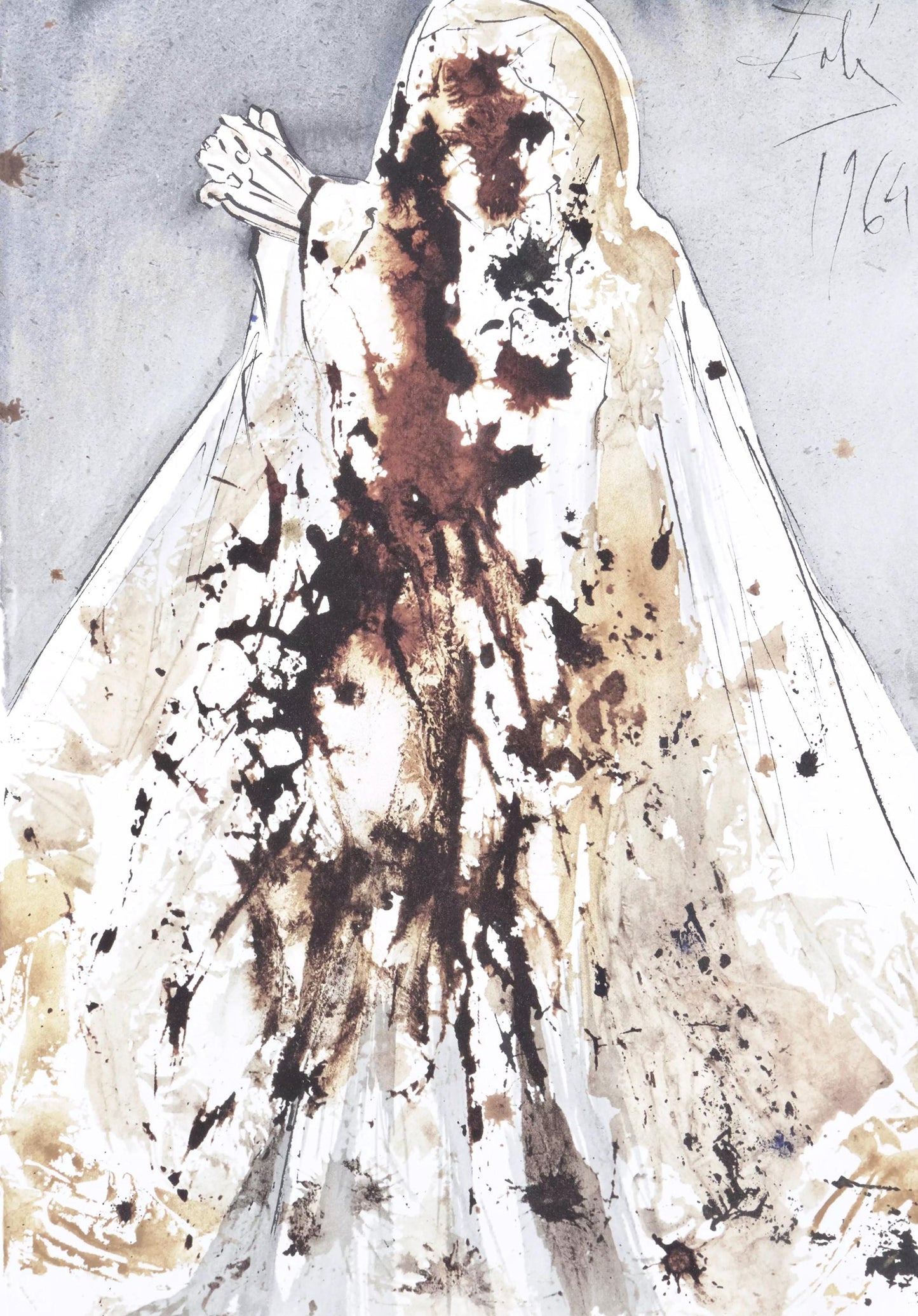 Salvador Dali, Composition (Michler/Lpsinger 1600; Field 69-3), Biblia Sacra, Lithograph