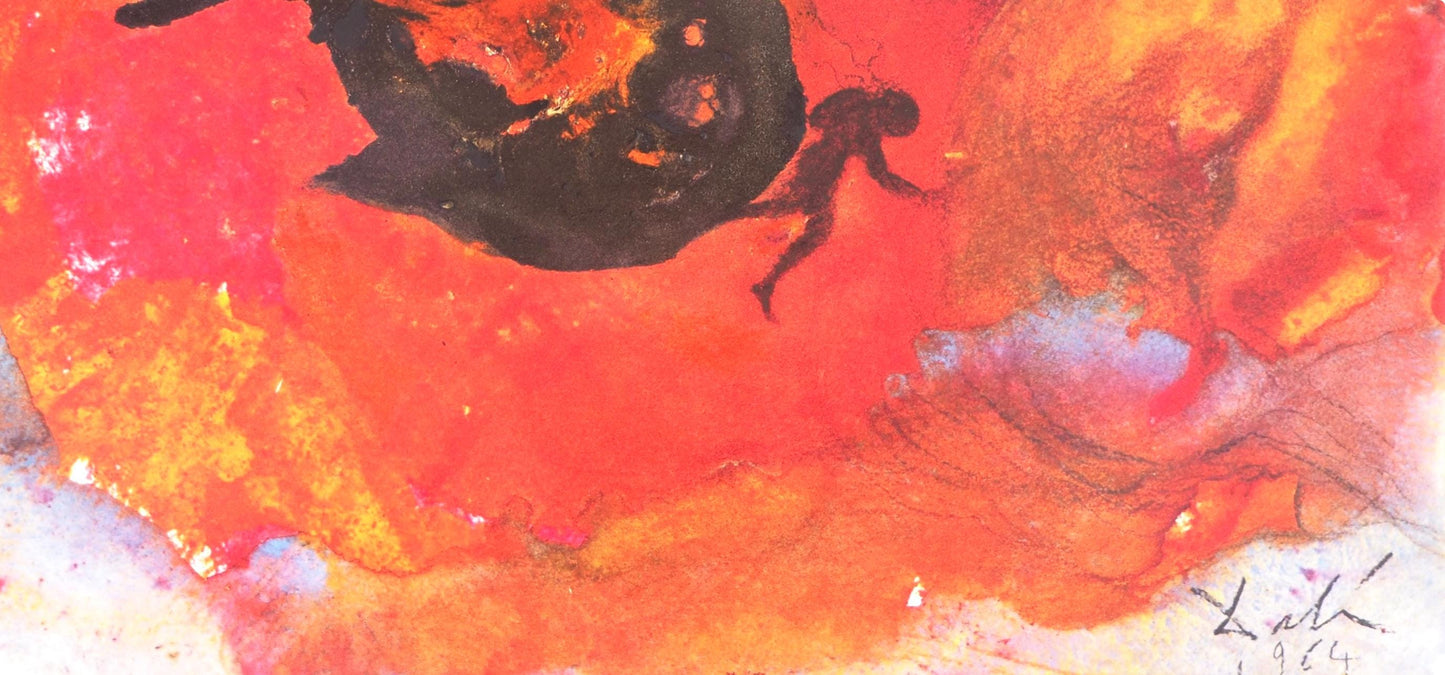 Salvador Dali, Composition (Michler/ Lpsinger 1600; Field 69-3), Biblia Sacra, Lithograph