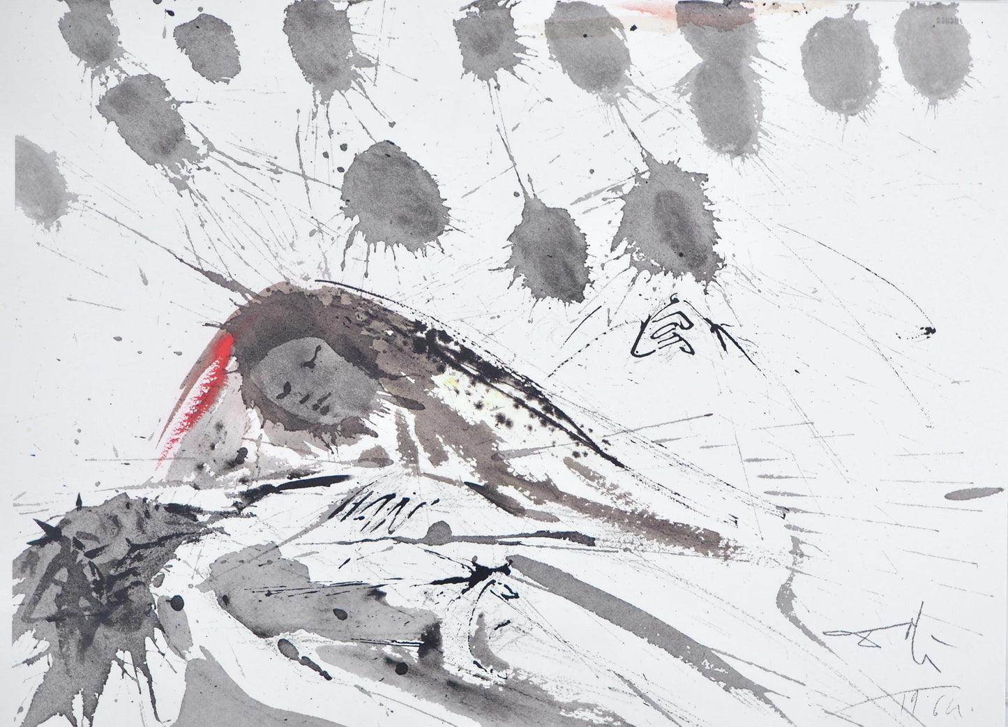 Salvador Dali, Composition (Michler/Lpsinger 1600; Field 69-3), Biblia Sacra, Lithograph