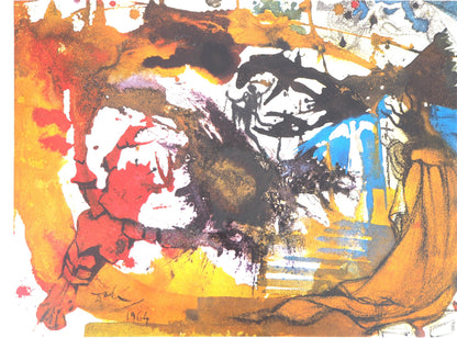 Salvador Dali, Composition (Michler/Lpsinger 1600; Field 69-3), Biblia Sacra, Lithograph