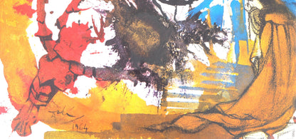 Salvador Dali, Composition (Michler/Lpsinger 1600; Field 69-3), Biblia Sacra, Lithograph