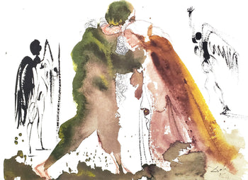 Salvador Dali, Composition (Michler/Lpsinger 1600; Field 69-3), Biblia Sacra, Lithograph