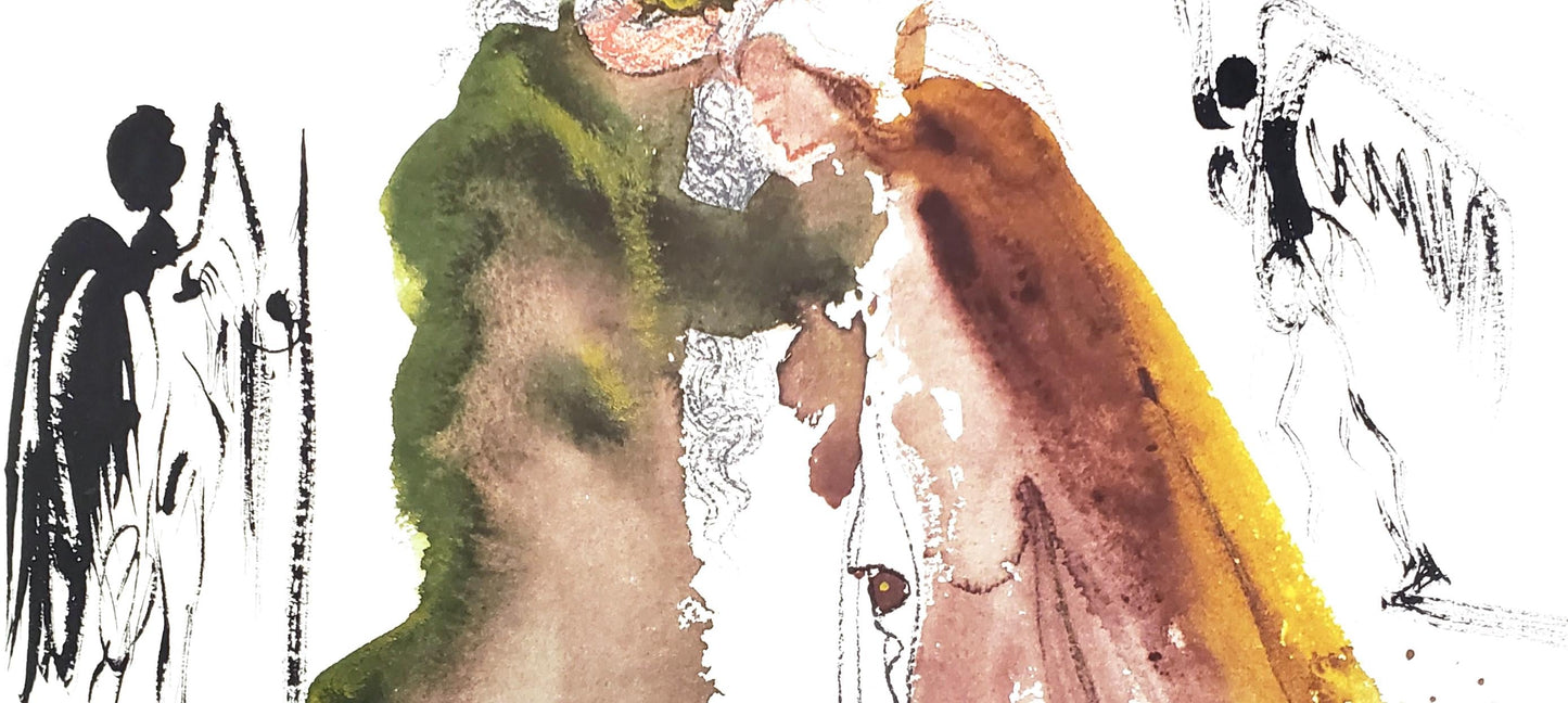 Salvador Dali, Composition (Michler/Lpsinger 1600; Field 69-3), Biblia Sacra, Lithograph